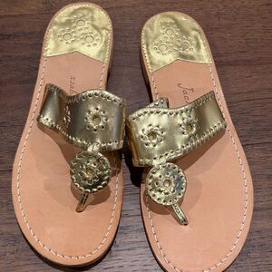Jack Rogers Gold Women's Sandals